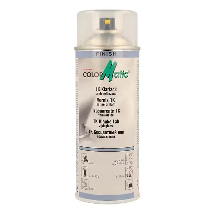 COLORMATIC ColorMatic klarlak satin mat 400ml. | Kun i dag