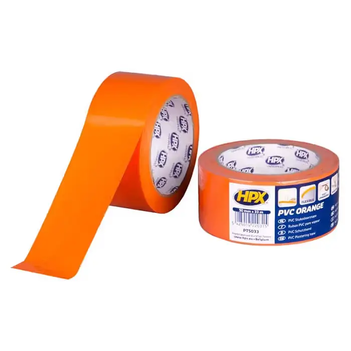 Nedsat pris - HPX HPX PVC beskyttelsestape orange 50mm x 33m