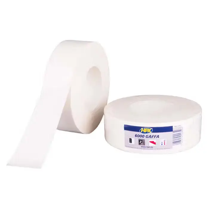 Nyhed i sortimentet | HPX Gaffa 6000 tape hvid, 19mm x 50m