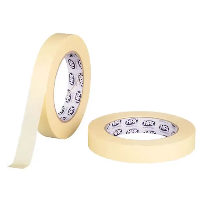 Spar ekstra - HPX HPX afdækningstape creme op til 100 grader, 19mm x 50m