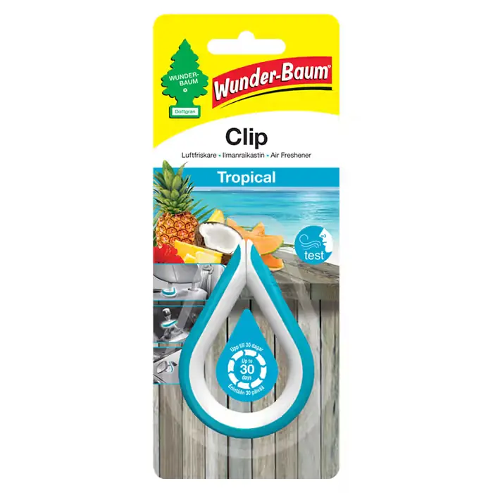 WUNDERBAUM Wunderbaum Clips - tropical - Nu tilgængelig