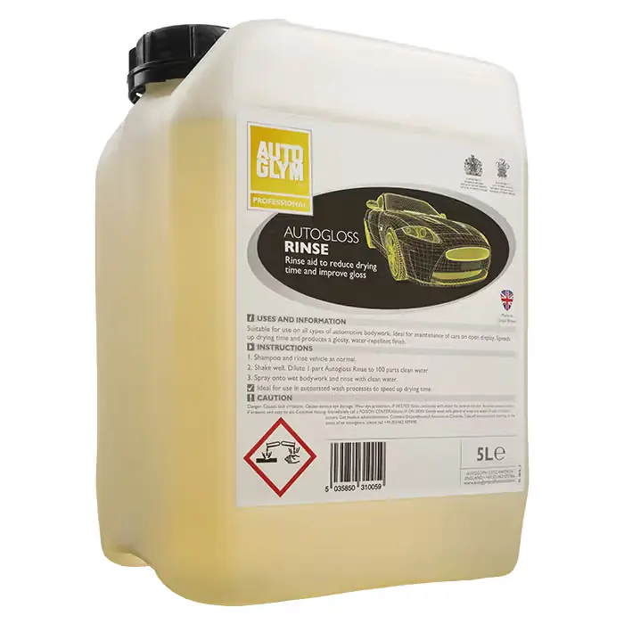 Premium kvalitet | AUTOGLYM Autoglym Autogloss Rinse 5L Skyllevoks