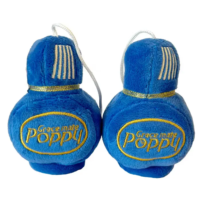 Populær | POPPY Poppy Plush blå 8x7cm. 2 stk.