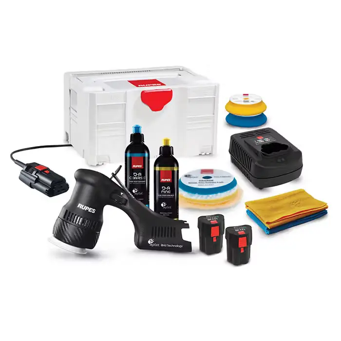Prisnedsættelse - RUPES Rupes HLR75 Mini polisher iBrid m. strømadapter
