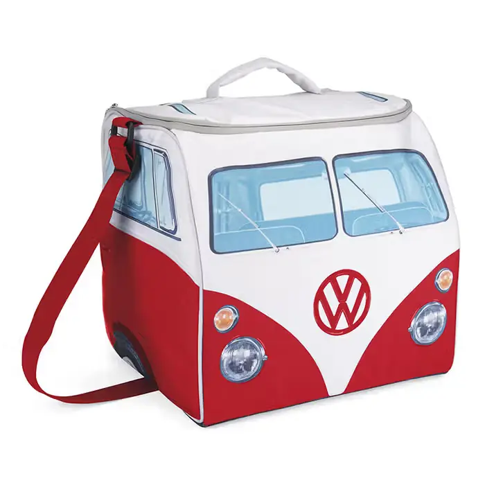 VW-COLLECT Køletaske, VW T1 bus rød 30 liter | Køb i dag