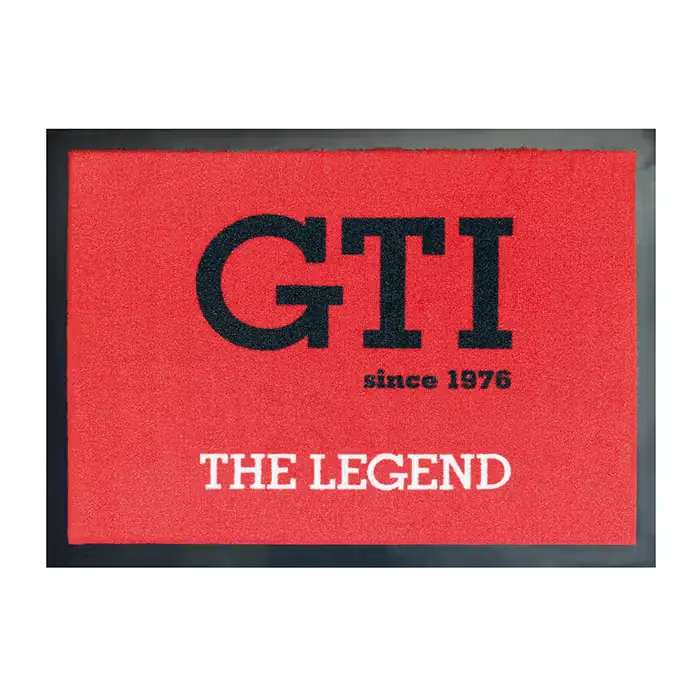 Kun i begrænset tid - VW-COLLECT VW GTI dørmåtte, ‘‘The Legend‘‘, rød