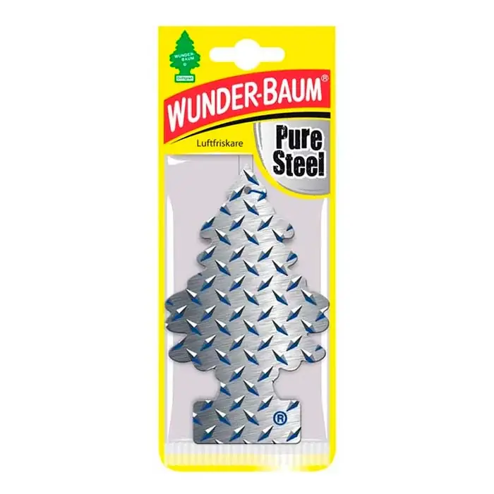 1 stk. Wunderbaum pure steel | Bestil online